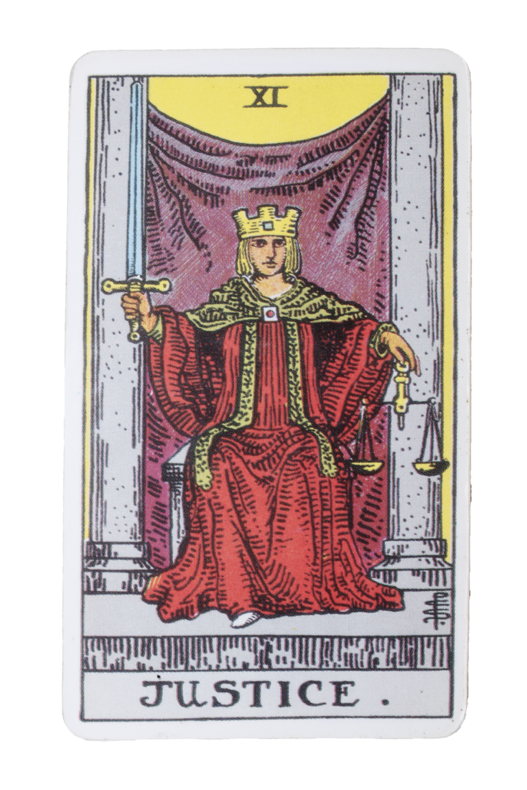 11. La Justicia - Tarot de Liz