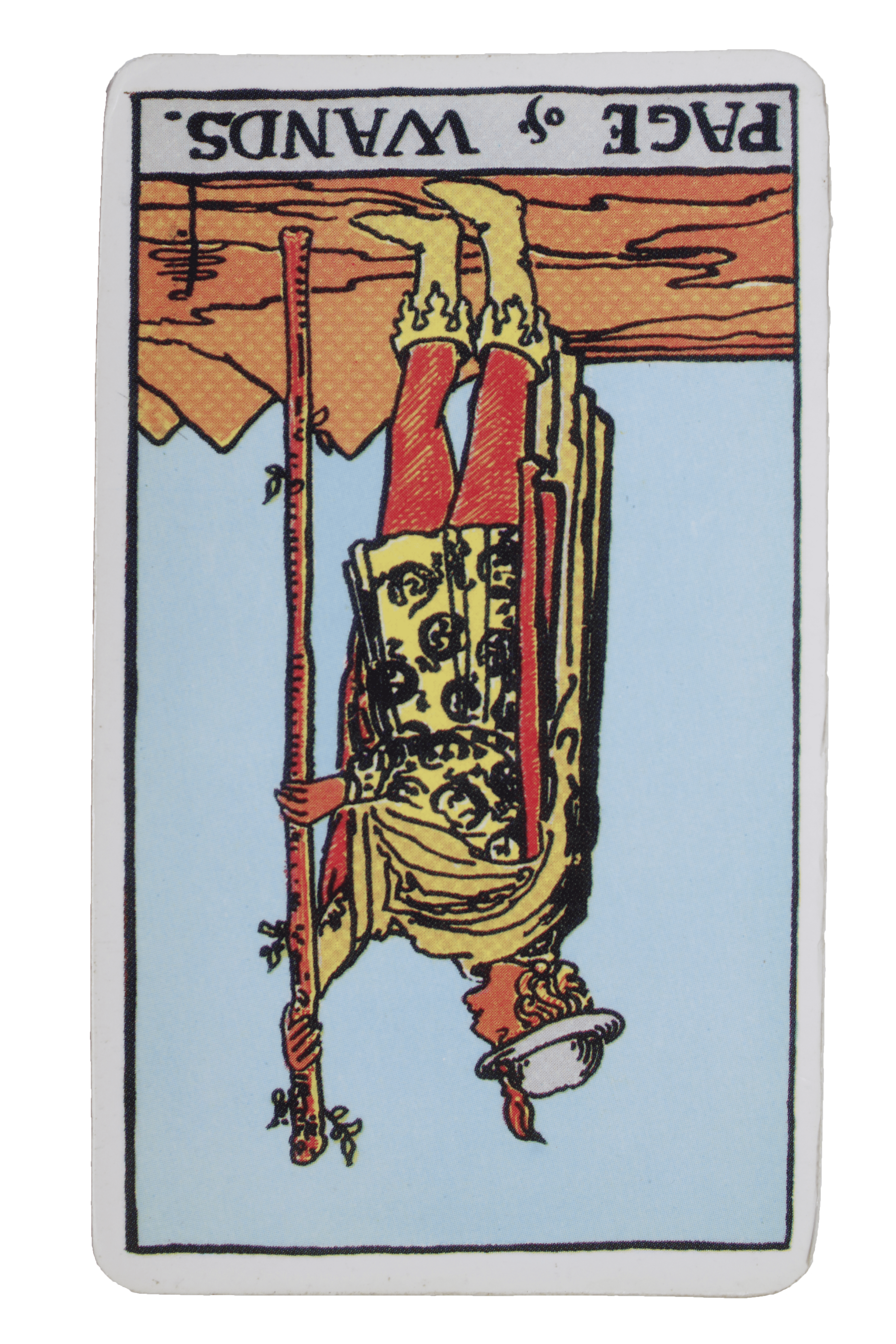 El Loco invetido - Tarot de Liz