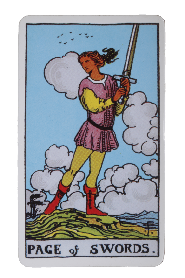 11. Paje de Espadas - Tarot de Liz