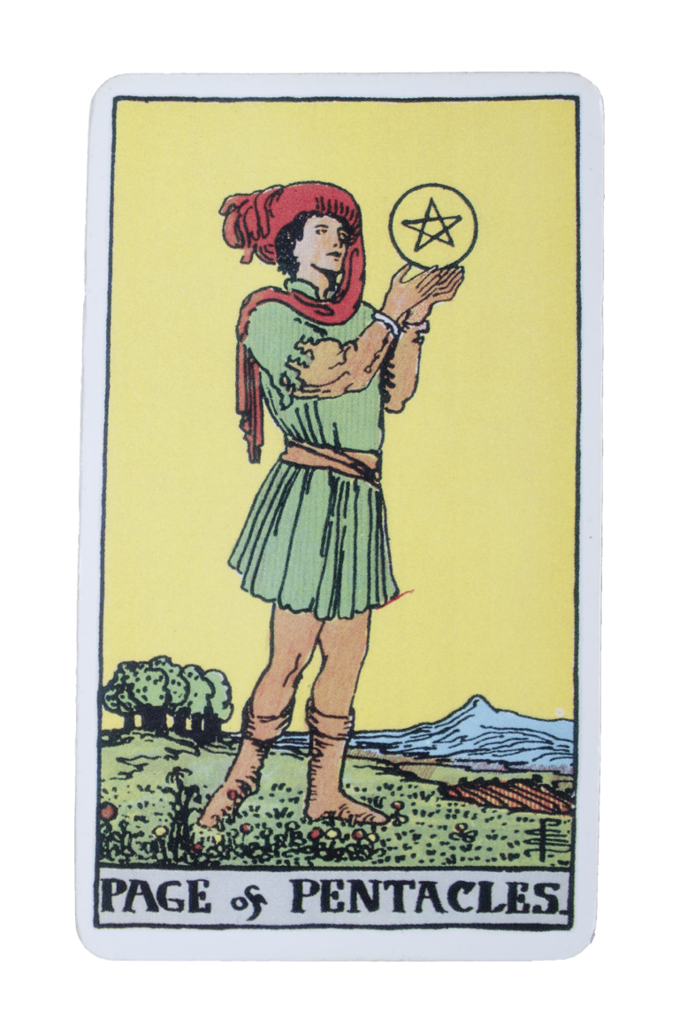 11. Paje de Oros - Tarot de Liz