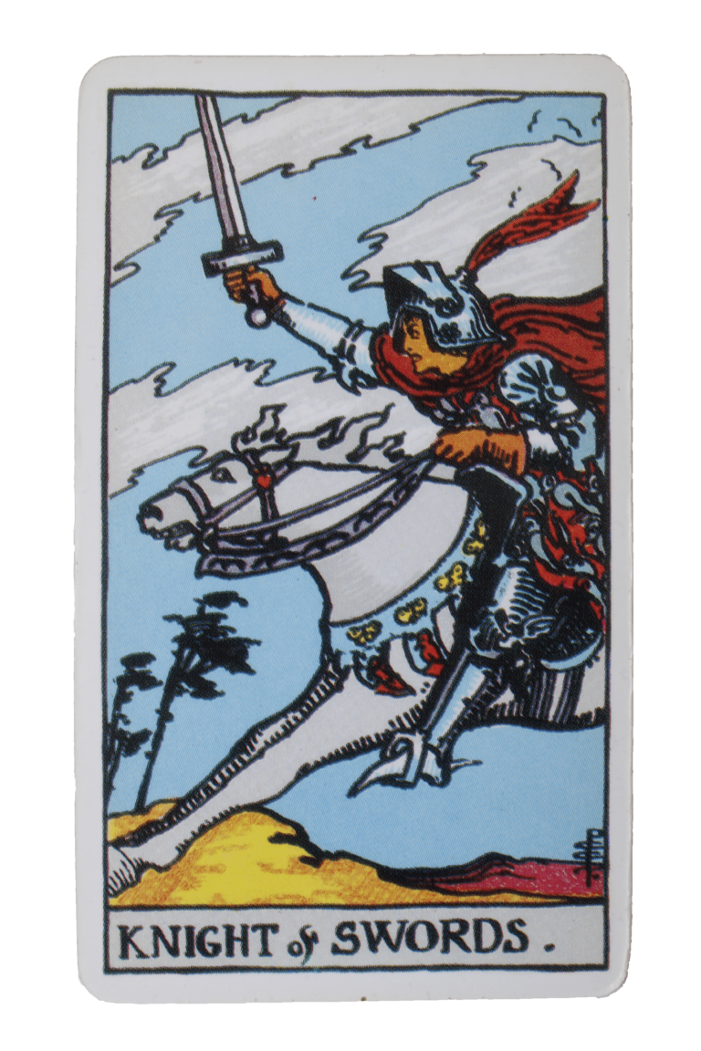 12. Caballero de Espadas - Tarot de Liz