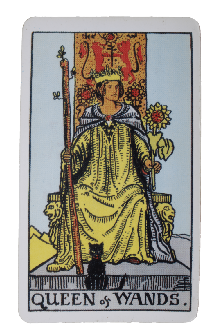 13. Reina de Bastos _ Tarot de Liz