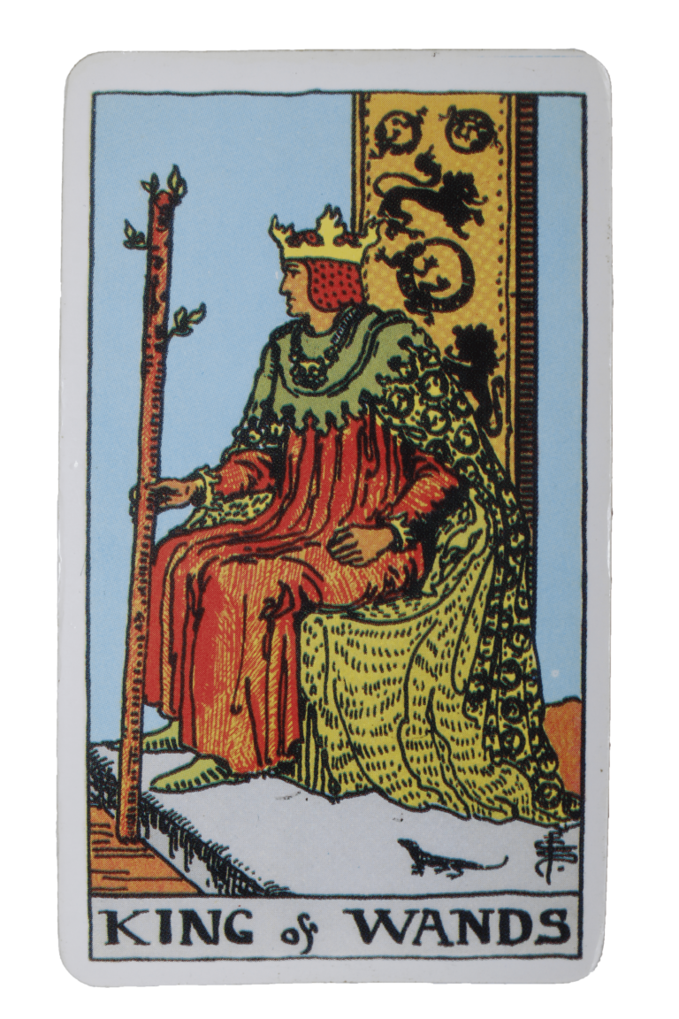 14. Rey de Bastos - Tarot de Liz