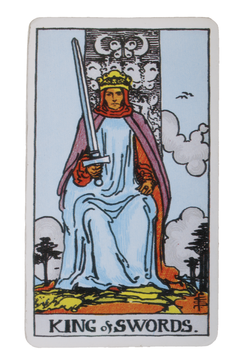 14. Rey de Espadas - Tarot de Liz