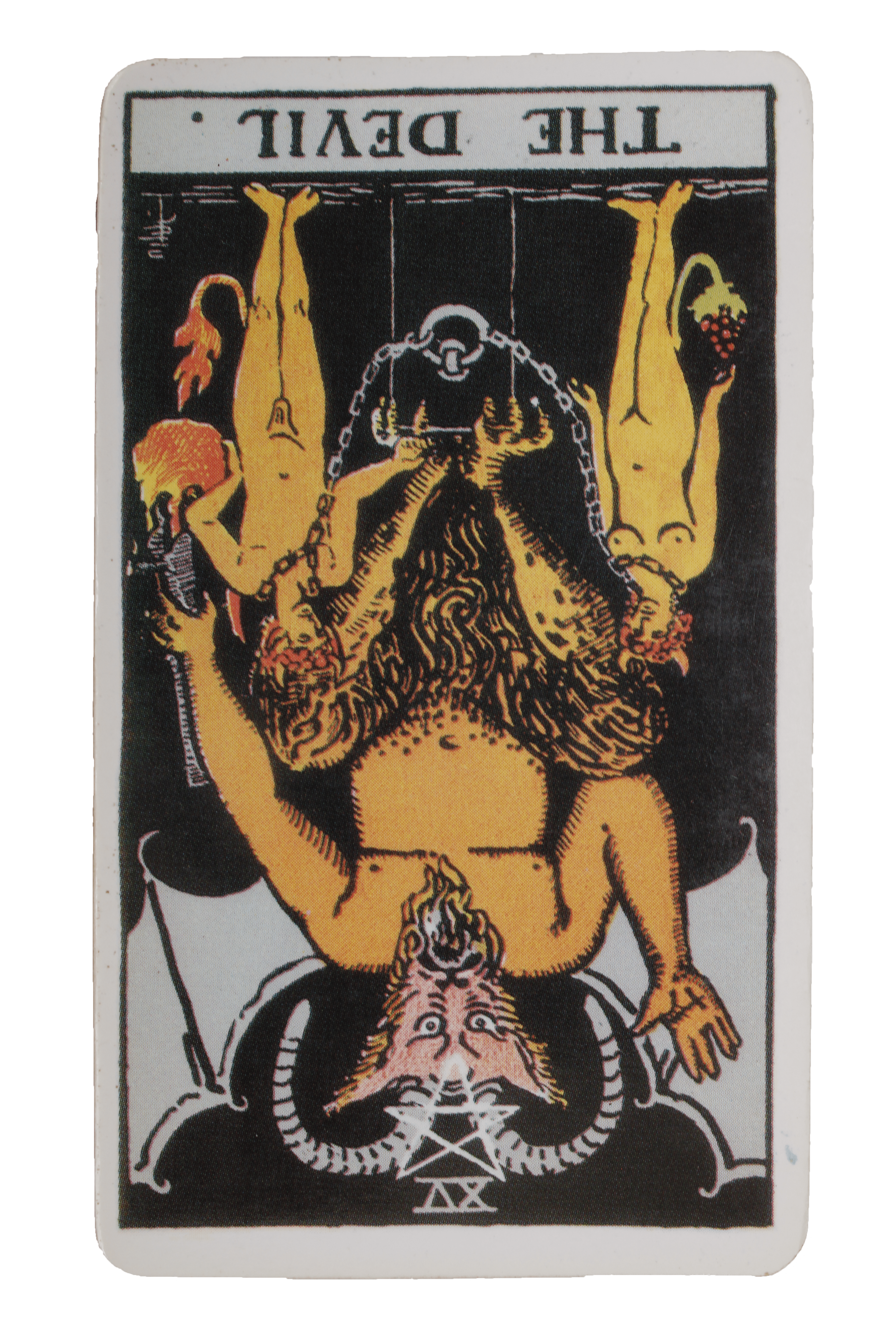 El Loco invetido - Tarot de Liz