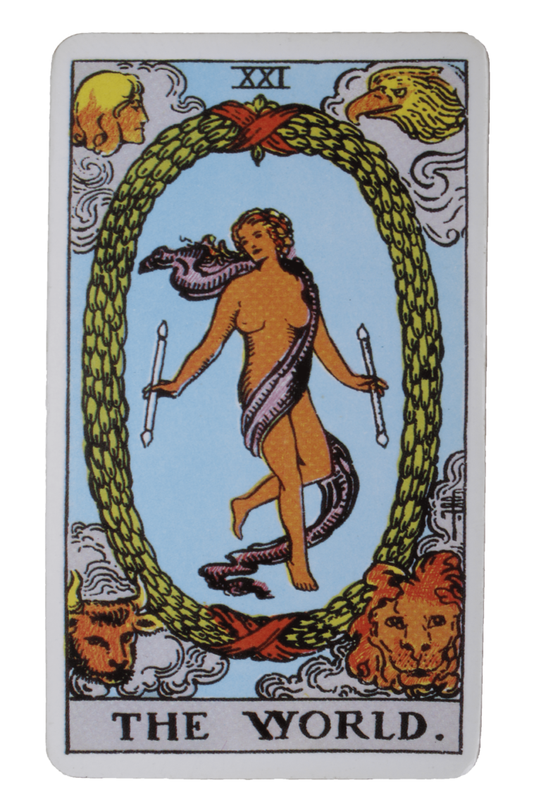 21. El Mundo - Tarot de Liz