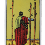 3. Tres de Bastos _ Tarot de Liz