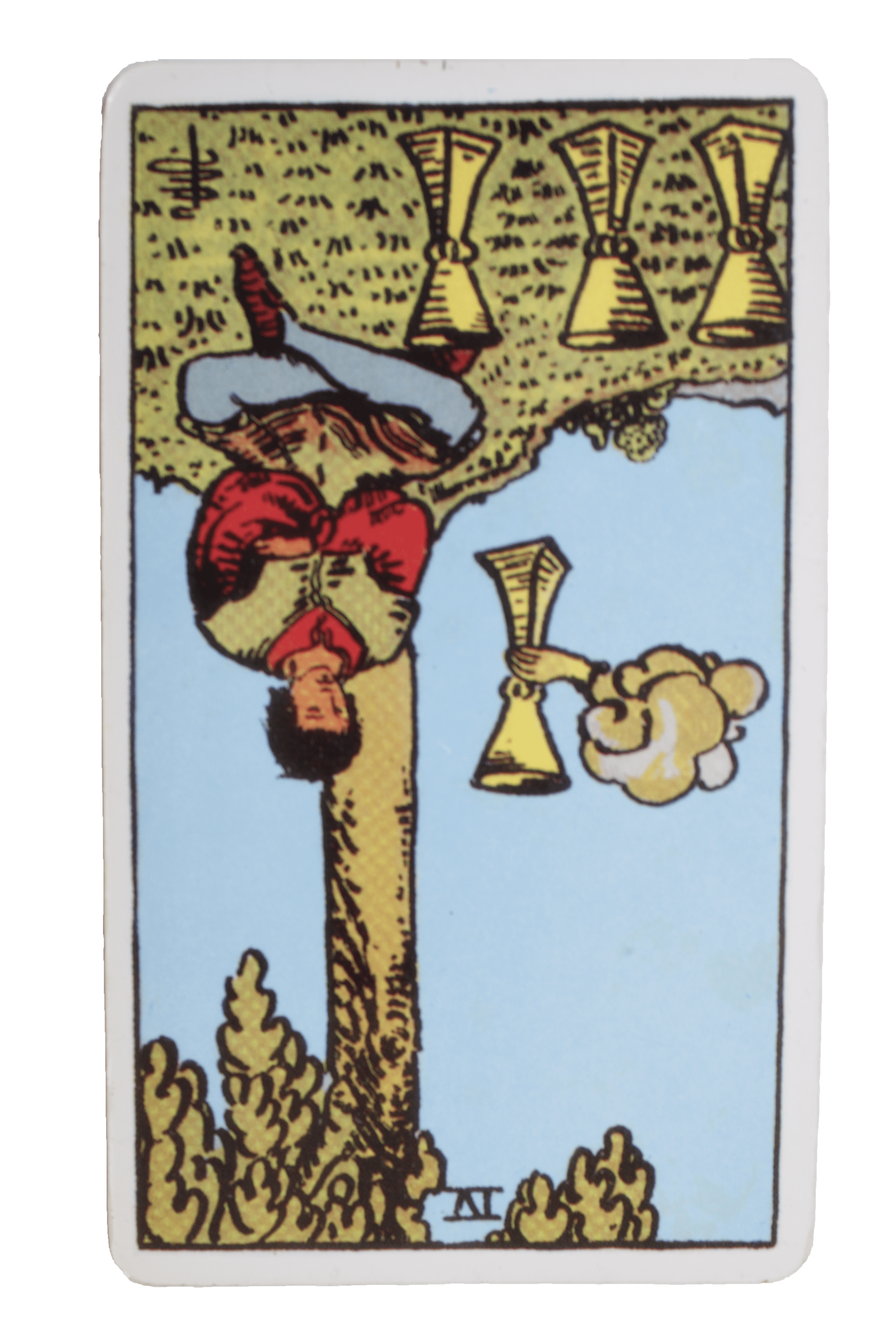 El Loco invetido - Tarot de Liz