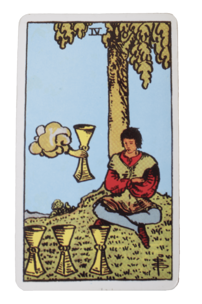 4. Cuatro de Copas - Tarot de Liz