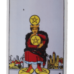 4. Cuatro de Oros - Tarot de Liz