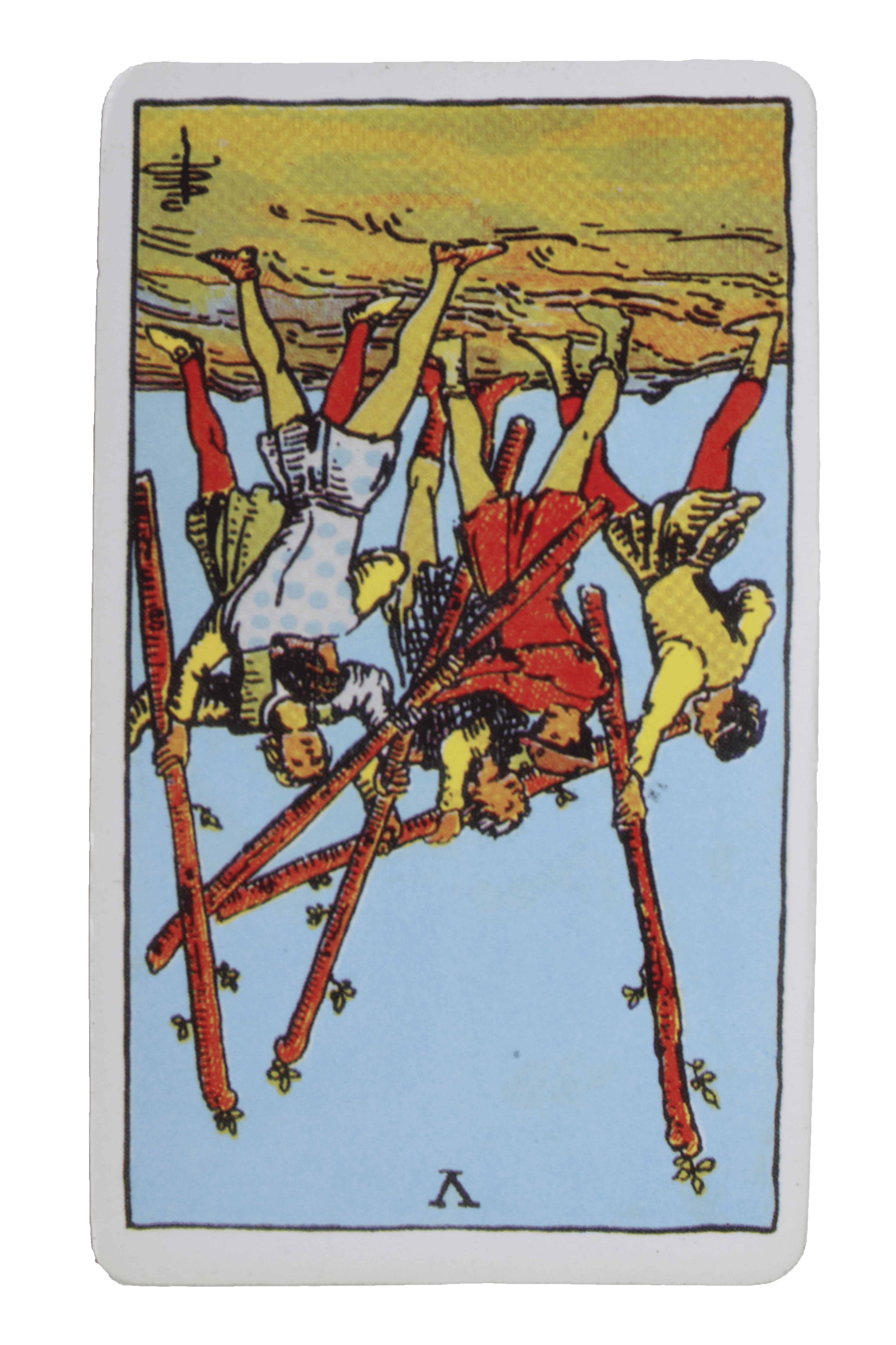 El Loco invetido - Tarot de Liz