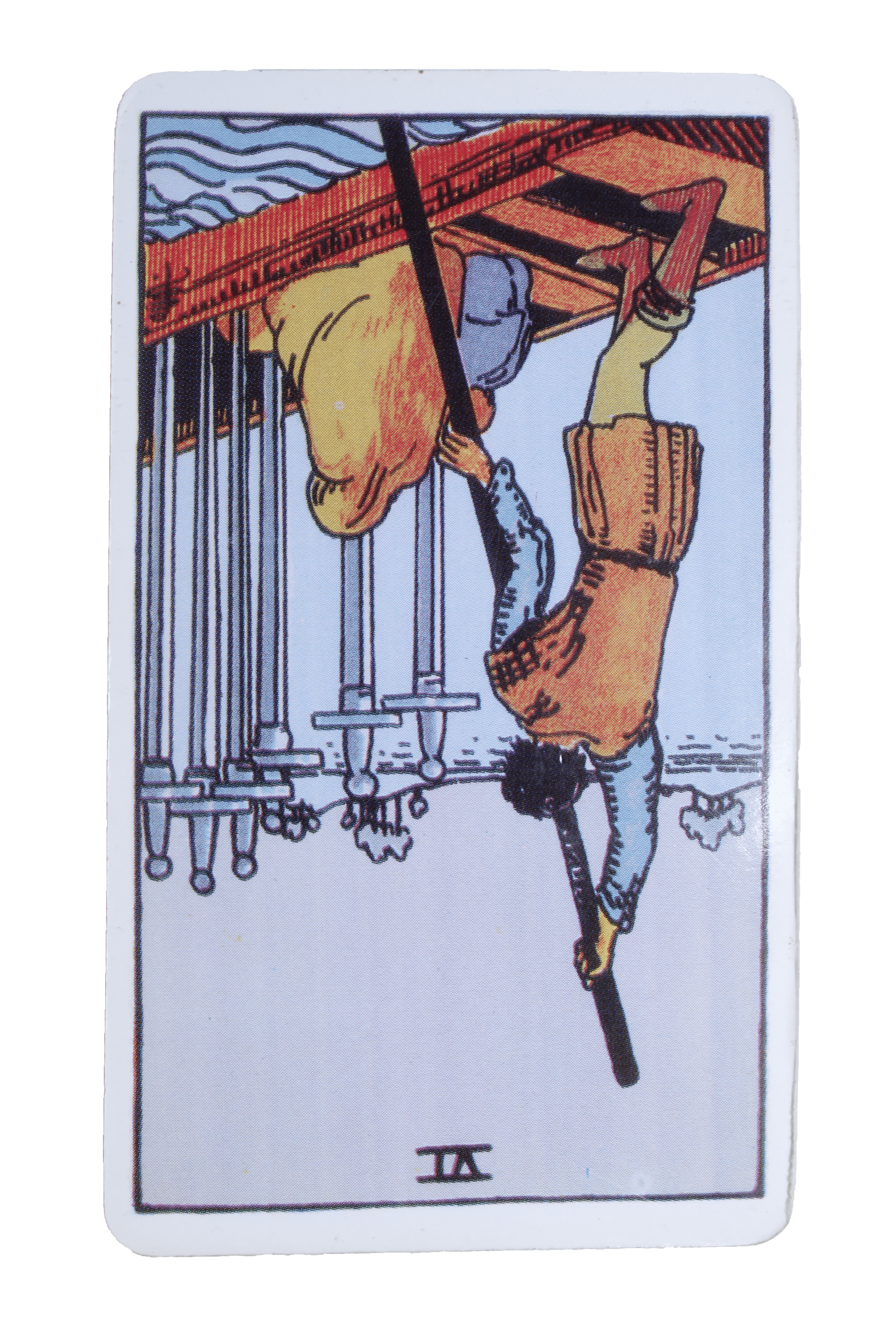 El Loco invetido - Tarot de Liz