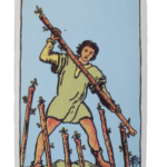 7. Siete de Bastos - Tarot de Liz