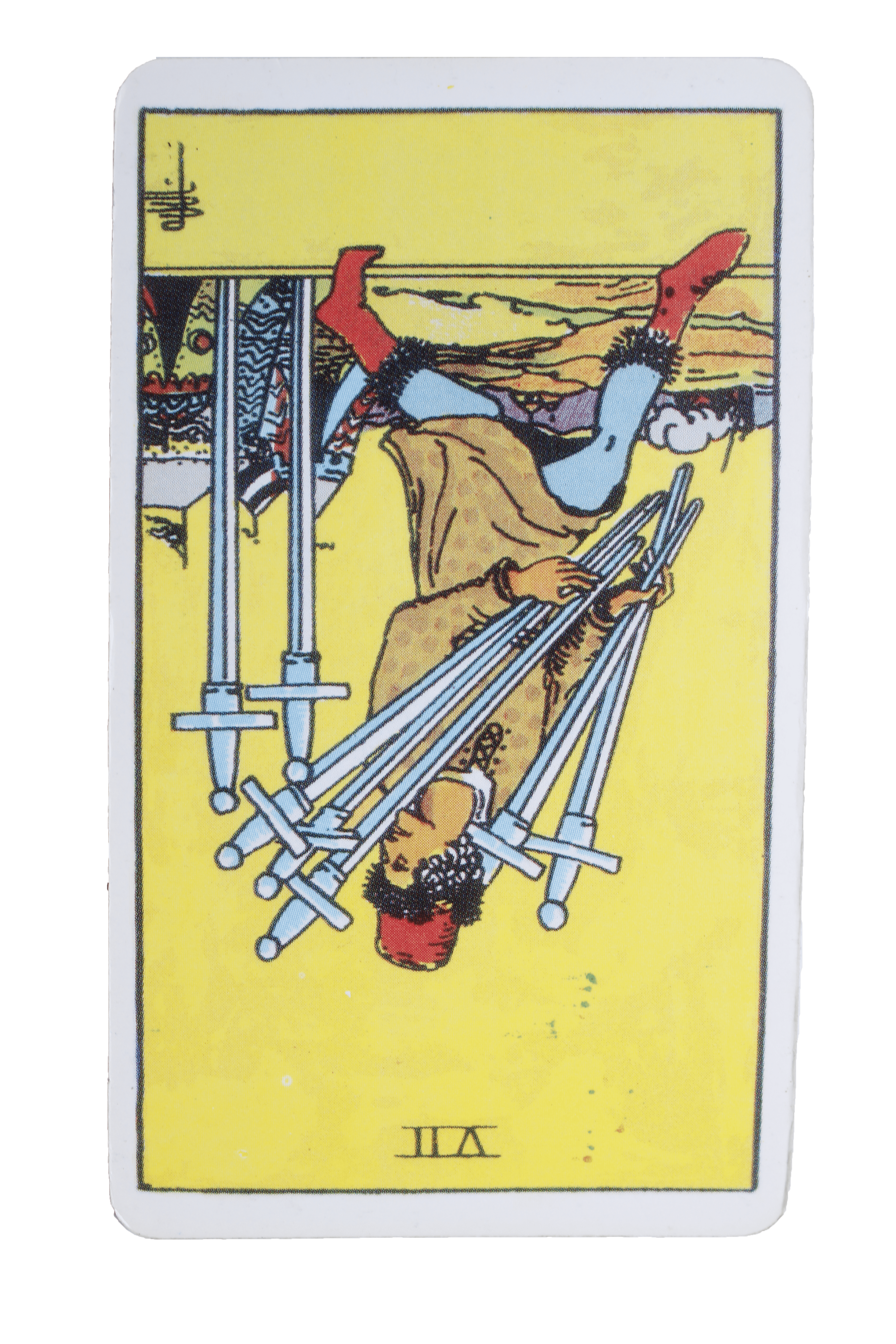 El Loco invetido - Tarot de Liz