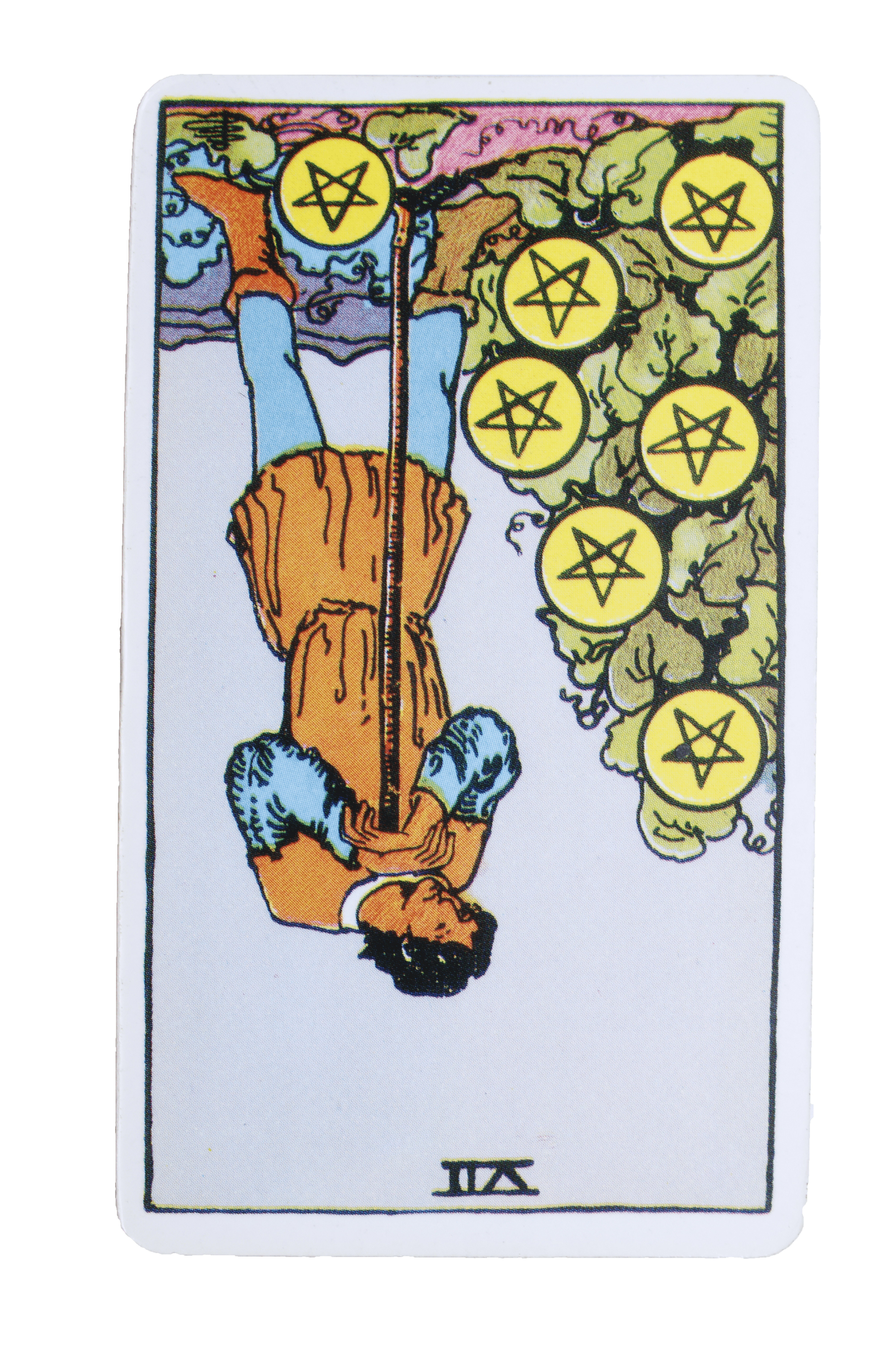 El Loco invetido - Tarot de Liz