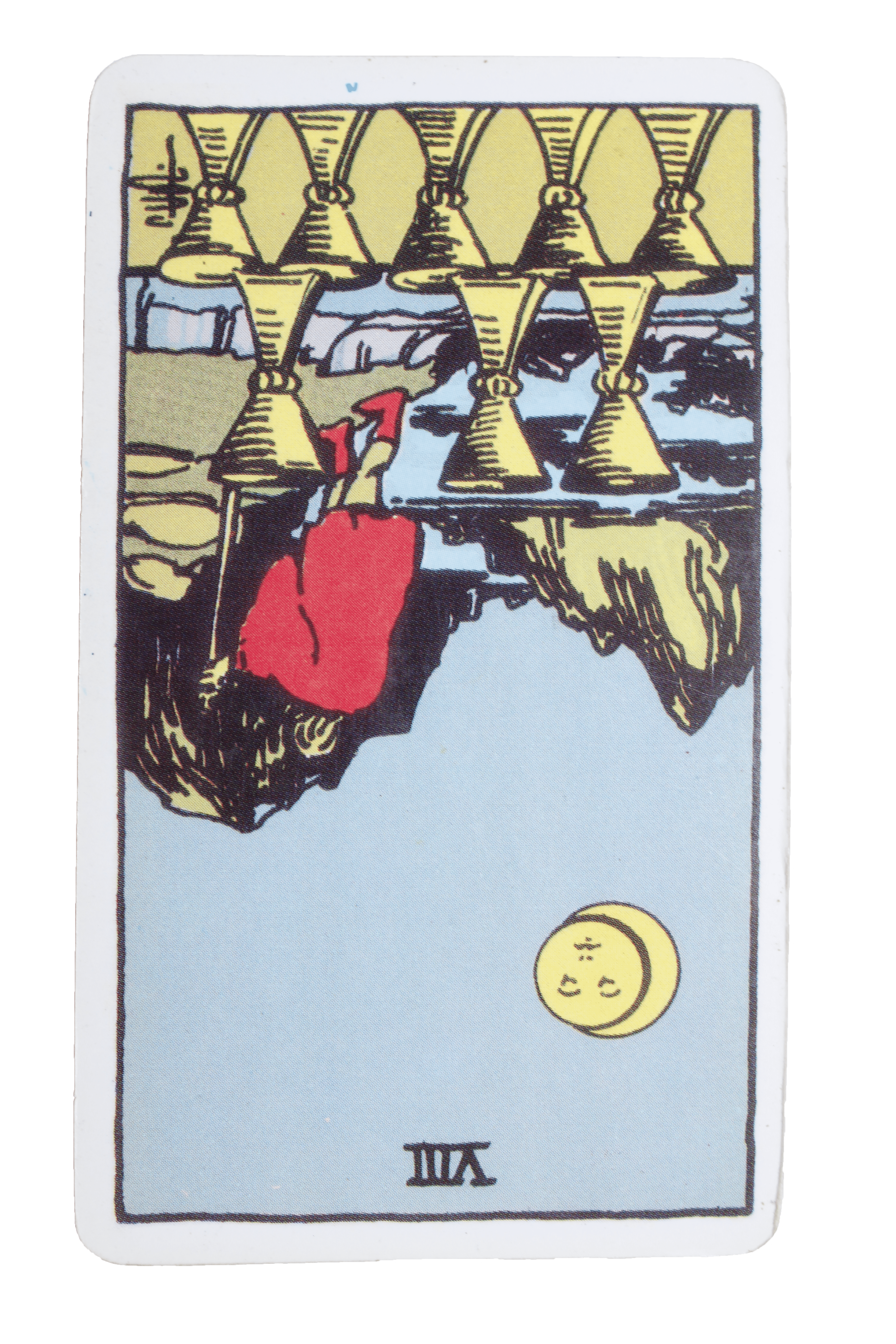 El Loco invetido - Tarot de Liz