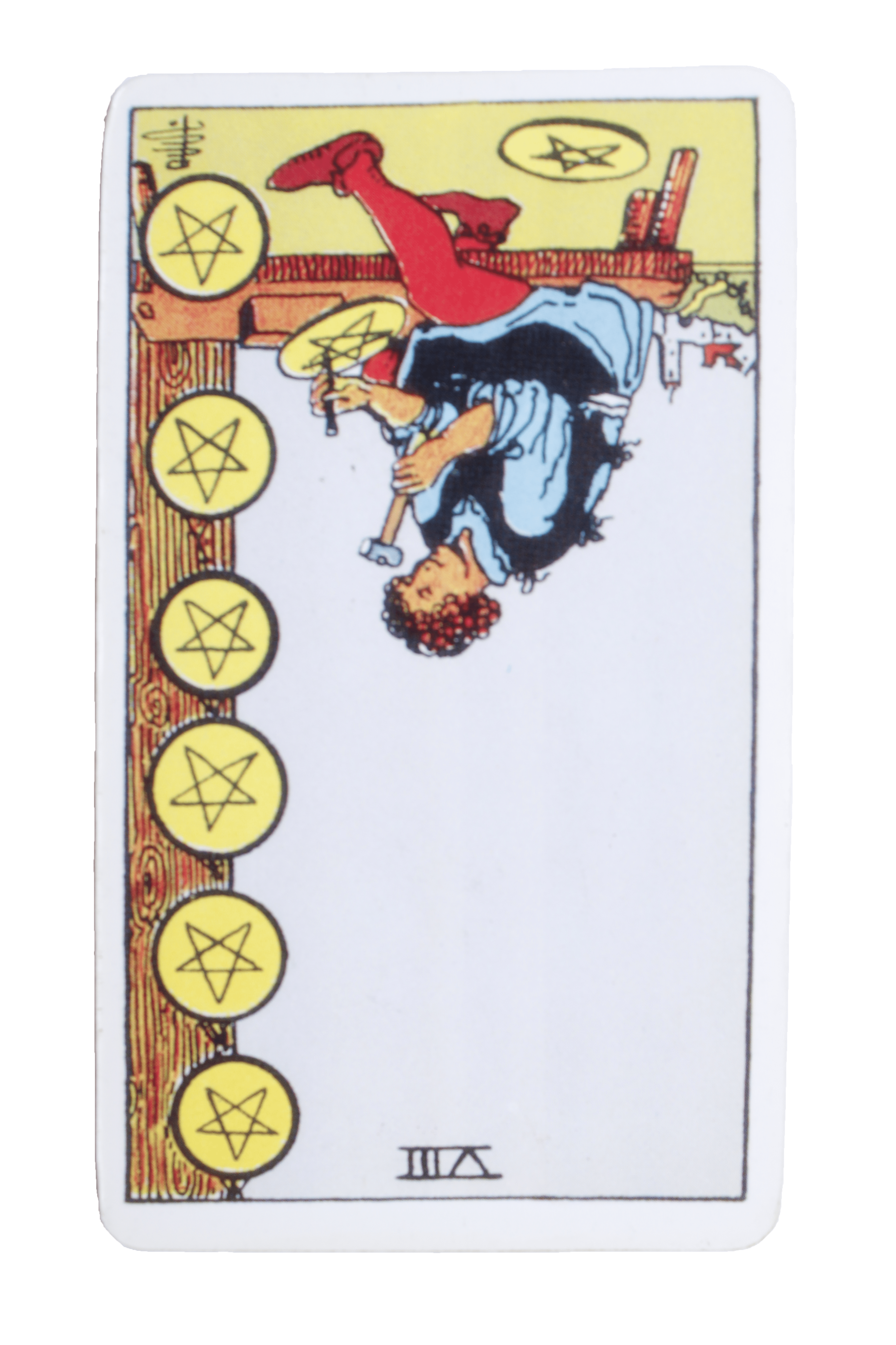 El Loco invetido - Tarot de Liz