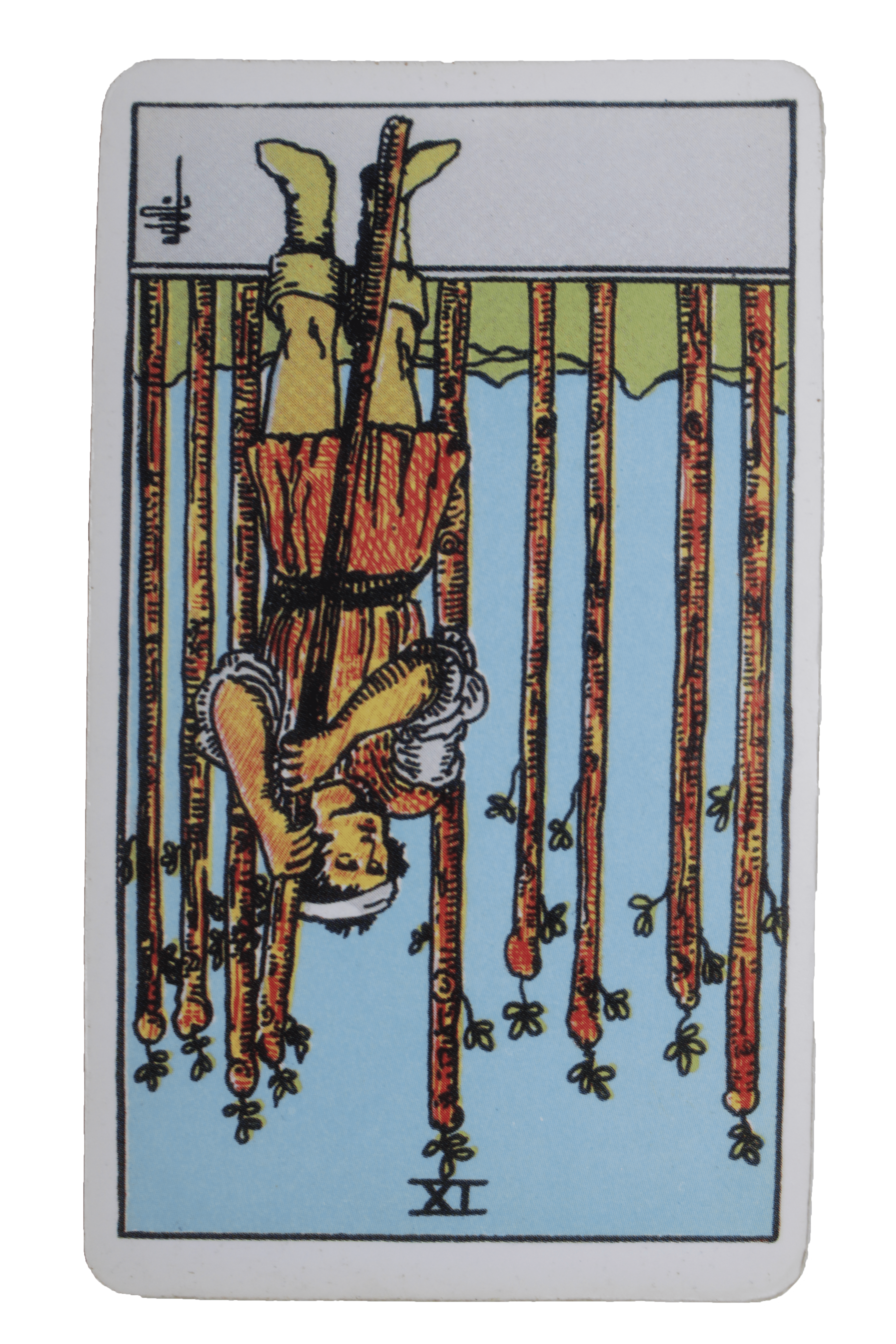 El Loco invetido - Tarot de Liz