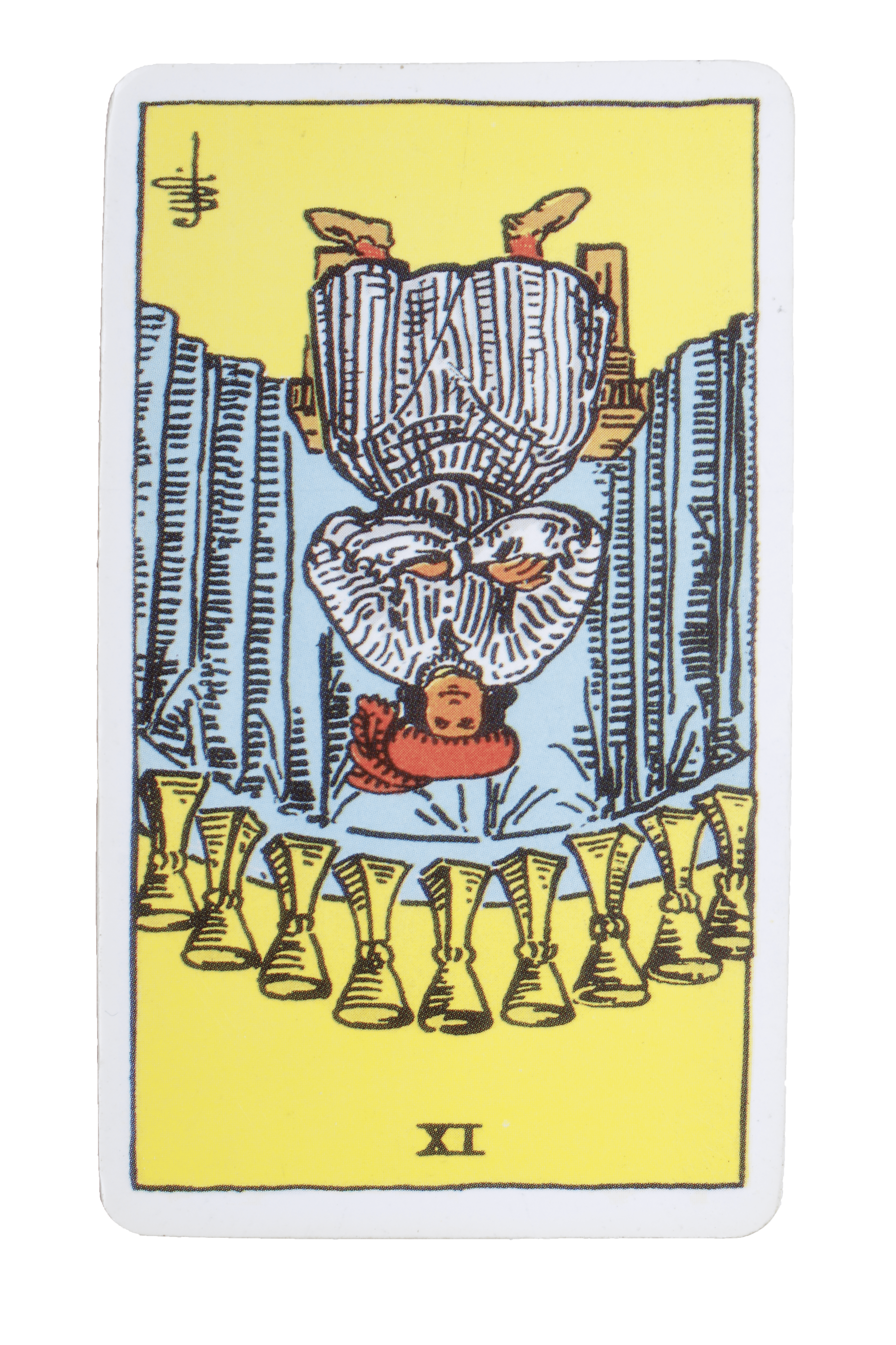 El Loco invetido - Tarot de Liz