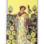 9. Nueve de Oros - Tarot de Liz